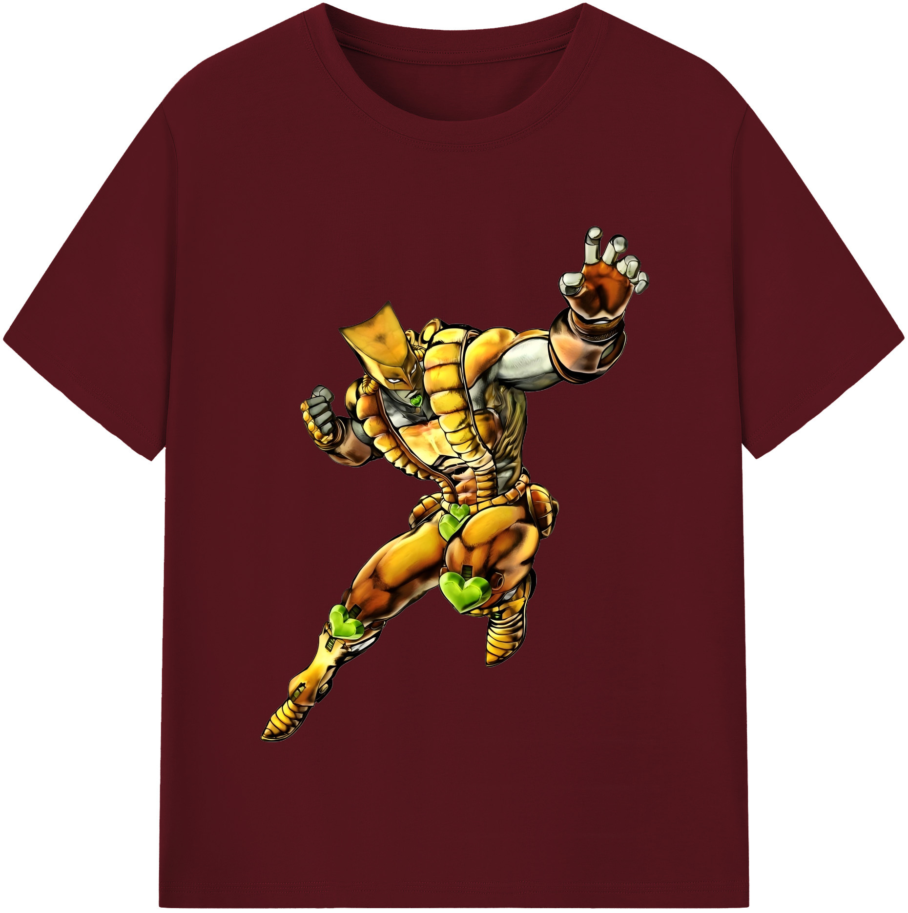（画像用） ジョジョの奇妙な冒険 ディオ?ブランドー JoJo's Bizarre Adventure Dio Brando 綿100％半袖Tシャツ（フロントプリント）